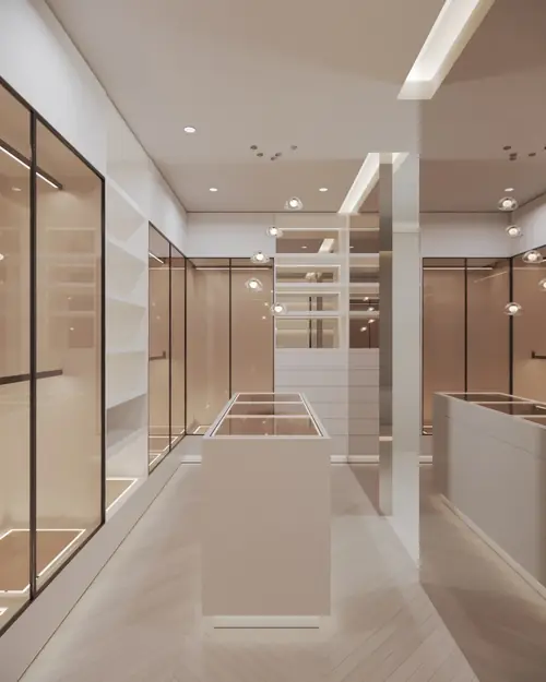 Huntington Beach — a further view of the completed interior